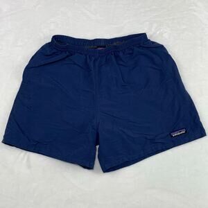 Patagonia Baggies Shorts 4" Inseam Mens Small Navy Blue Pockets *Liner Cut Out
